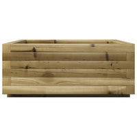 vidaXL Fioriera da Giardino 60x60x26,5 cm in Legno di Pino Impregnato