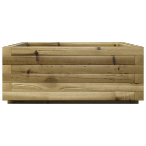vidaXL Fioriera da Giardino 60x60x26,5 cm in Legno di Pino Impregnato