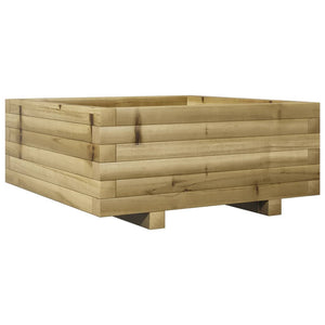 vidaXL Fioriera da Giardino 60x60x26,5 cm in Legno di Pino Impregnato