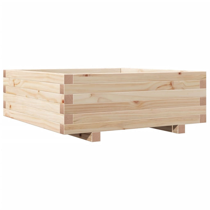 vidaXL Fioriera da Giardino 70x70x26,5 cm in Legno Massello di Pino