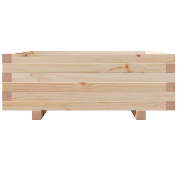 vidaXL Fioriera da Giardino 70x70x26,5 cm in Legno Massello di Pino