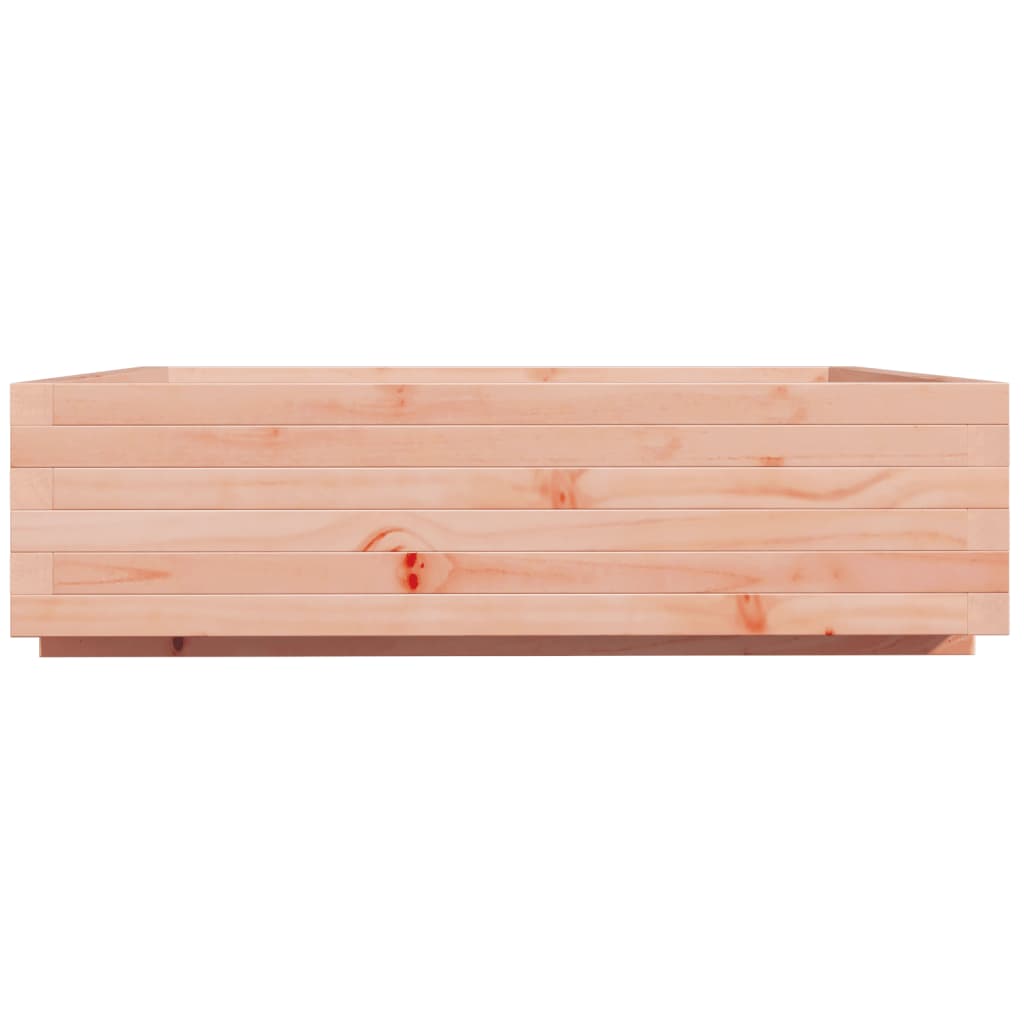 Vassoio per fioriera aiuola rialzata piante fiori terrazza giardino 90 x 90 x 26,5 cm legno massello marrone Douglas 02_0038050