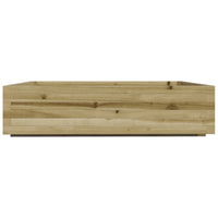 vidaXL Fioriera da Giardino 100x100x26,5 cm Legno di Pino Impregnato