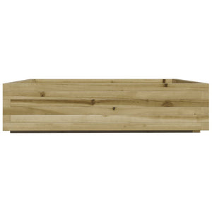 vidaXL Fioriera da Giardino 100x100x26,5 cm Legno di Pino Impregnato