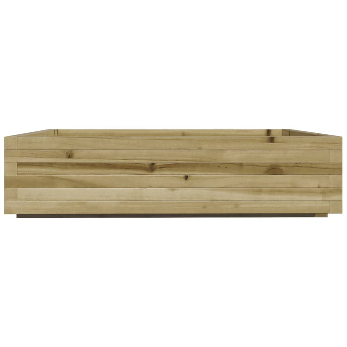 vidaXL Fioriera da Giardino 100x100x26,5 cm Legno di Pino Impregnato
