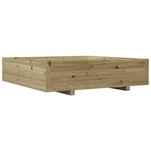 vidaXL Fioriera da Giardino 100x100x26,5 cm Legno di Pino Impregnato