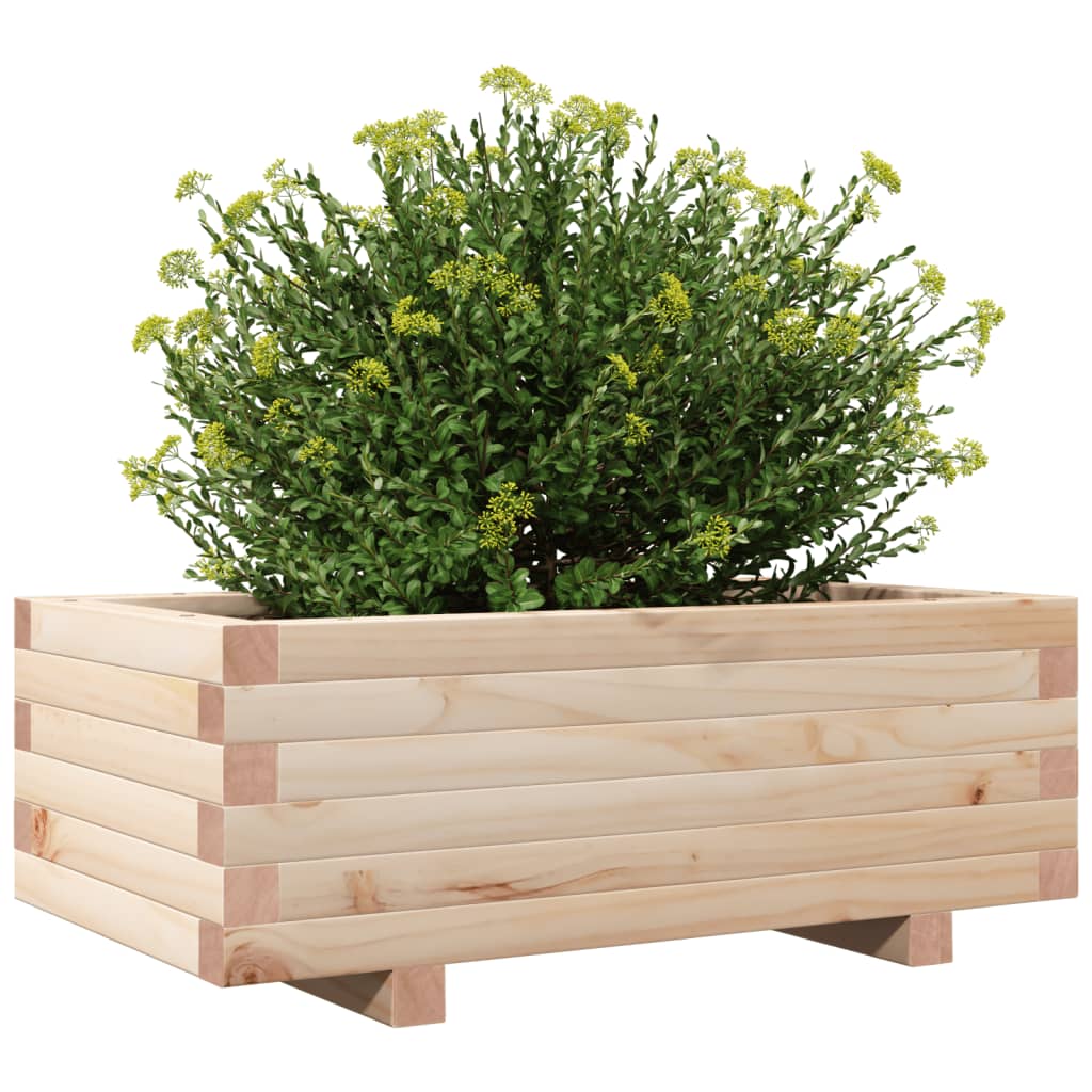 Fioriera da Giardino 70x40x26,5 cm in Legno Massello di Pino 847328