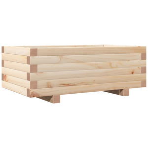 Fioriera da Giardino 70x40x26,5 cm in Legno Massello di Pino 847328