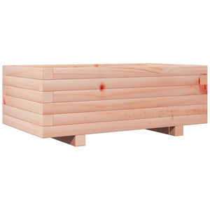 Vassoio per fioriera aiuola rialzata piante fiori terrazza giardino 70 x 40 x 26,5 cm legno massello marrone Douglas 02_0037776