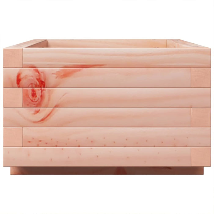 Vassoio per fioriera aiuola rialzata piante fiori terrazza giardino 70 x 40 x 26,5 cm legno massello marrone Douglas 02_0037776