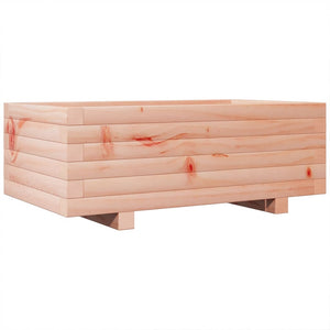 Vassoio per fioriera aiuola rialzata piante fiori terrazza giardino 70 x 40 x 26,5 cm legno massello marrone Douglas 02_0037776