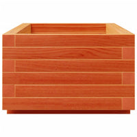 Vassoio per fioriera aiuola rialzata piante fiori terrazza giardino cera 90 x 40 x 26,5 cm legno di pino massiccio marrone 02_0038508