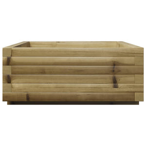 Vassoio per fioriera aiuola rialzata piante fiori terrazza giardino 90 x 60 x 26,5 cm legno di pino impregnato marrone 02_0038011