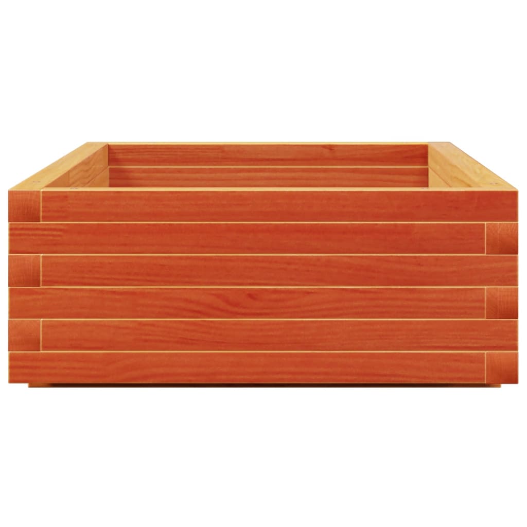 Fioriera Giardino-Vaso da Esterno-Contenitore per Piante Marrone Cera 110x60x26,5 cm Legno di Pino
