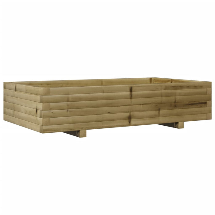 Fioriera da Giardino 110x60x26,5 cm in Legno di Pino Impregnato