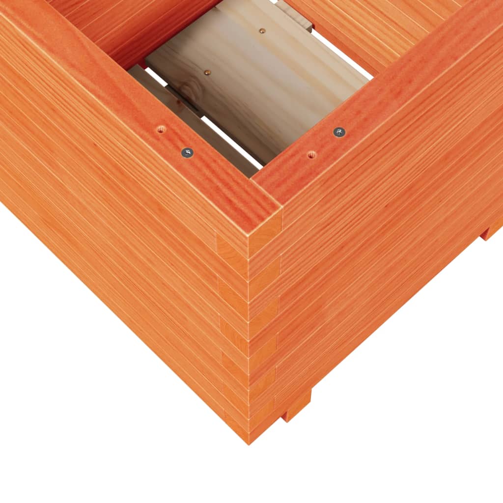 Fioriera Giardino Marrone Cera 50x50x49,5cm Legno Massello Pino 847355