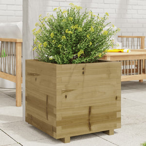 vidaXL Fioriera da Giardino 50x50x49,5 cm in Legno di Pino Impregnato