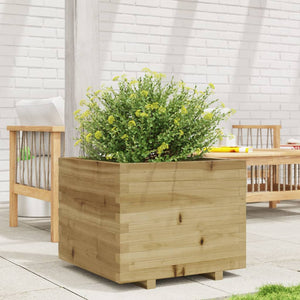 Fioriera da Giardino 60x60x49,5 cm in Legno di Pino Impregnato 847362