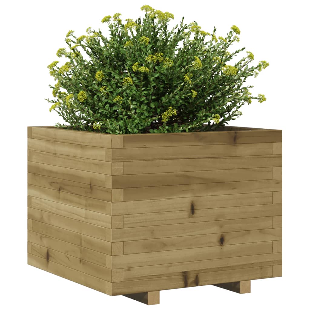 Fioriera da Giardino 60x60x49,5 cm in Legno di Pino Impregnato 847362