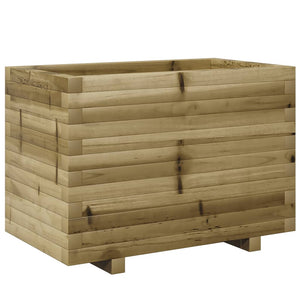 Fioriera da Giardino 70x40x49,5 cm in Legno di Pino Impregnato 847372