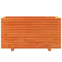 vidaXL Fioriera Giardino Marrone Cera 90x40x49,5cm Legno Massello Pino