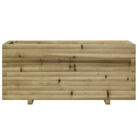 Vassoio per fioriera aiuola rialzata piante fiori terrazza giardino 110 x 40 x 49,5 cm legno di pino impregnato marrone 02_0037339