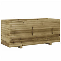 vidaXL Fioriera da Giardino 110x40x49,5 cm in Legno di Pino Impregnato