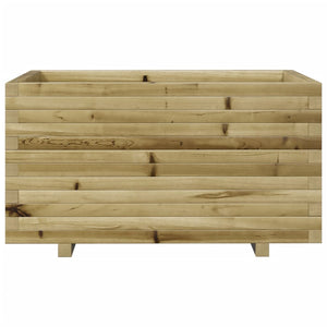 Vassoio per fioriera aiuola rialzata piante fiori terrazza giardino 90 x 60 x 49,5 cm legno di pino impregnato marrone 02_0038023