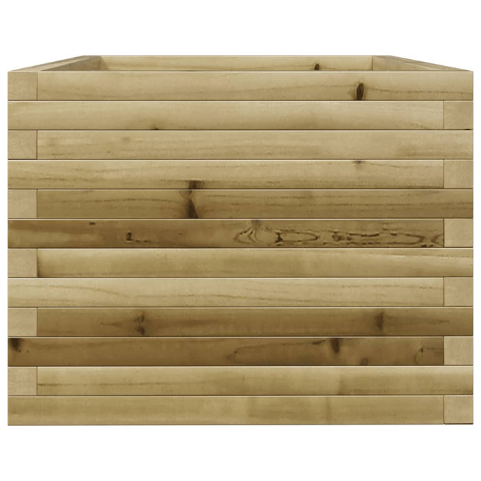 Vassoio per fioriera aiuola rialzata piante fiori terrazza giardino 90 x 60 x 49,5 cm legno di pino impregnato marrone 02_0038023