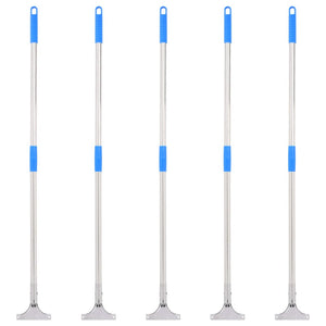 Manici per Tergipavimento 5pz 119,5cm in Acciaio e Plastica