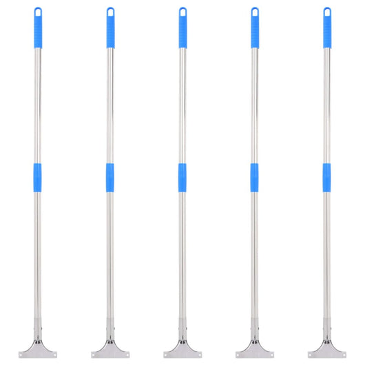 Manici per Tergipavimento 5pz 119,5cm in Acciaio e Plastica