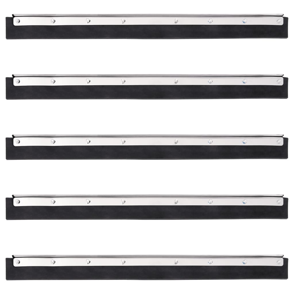 Testine Tergipavimento 5pz 60,5x2x5 cm in Acciaio e Gomma