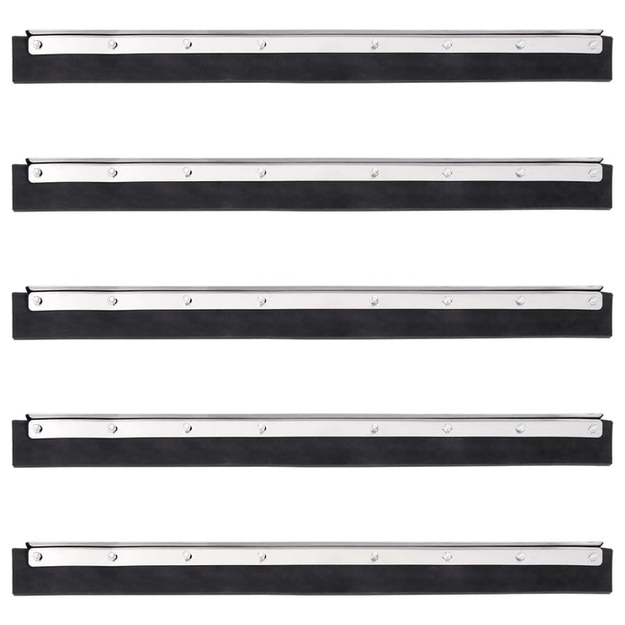 Testine Tergipavimento 5pz 60,5x2x5 cm in Acciaio e Gomma