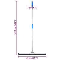 vidaXL Tergipavimento 45,5x121,5 cm in Acciaio e Gomma
