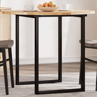 Piano Tavolo Rotondo Ø90x2 cm in Legno Massello di Acacia 4008687