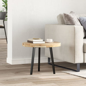 vidaXL Piano Tavolo Rotondo Ø50x4 cm in Legno Massello di Acacia