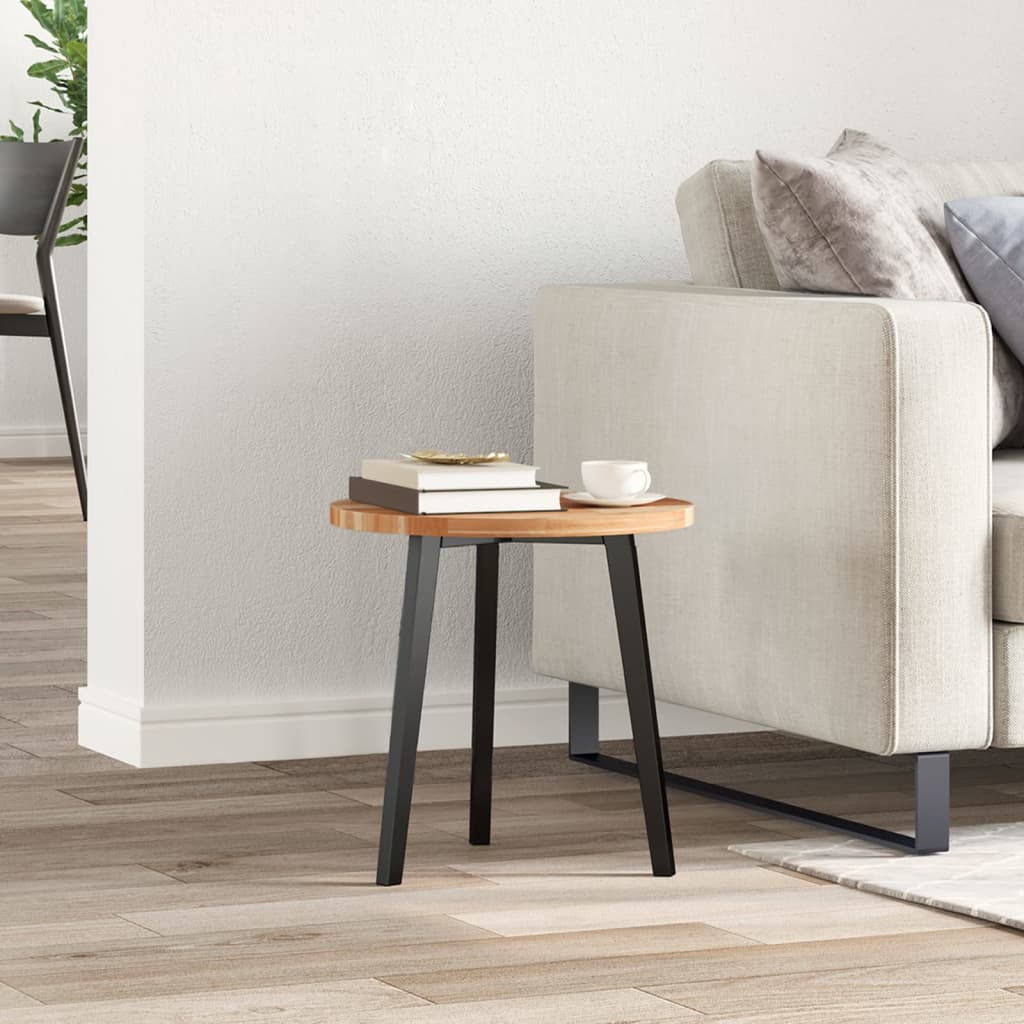 vidaXL Piano Tavolo Rotondo Ø40x2 cm in Legno Massello di Acacia