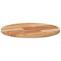 Piano Tavolo Rotondo Ø50x2 cm in Legno Massello di Acacia 4008695