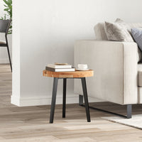 Piano Tavolo Rotondo Ø40x4 cm in Legno Massello di Acacia