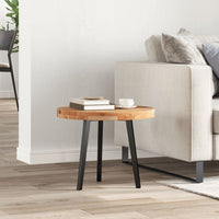 Piano Tavolo Rotondo Ø50x4 cm in Legno Massello di Acacia