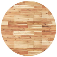 vidaXL Piano Tavolo Rotondo Ø90x4 cm in Legno Massello di Acacia