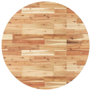 vidaXL Piano Tavolo Rotondo Ø90x4 cm in Legno Massello di Acacia
