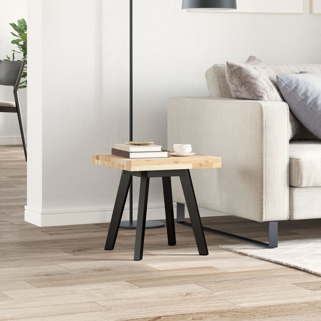 Piano Tavolo Quadrato 40x40x4 cm in Legno Massello di Acacia 4008712