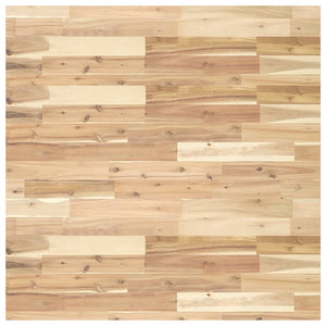 Piano Tavolo Quadrato 90x90x4 cm in Legno Massello di Acacia 4008717