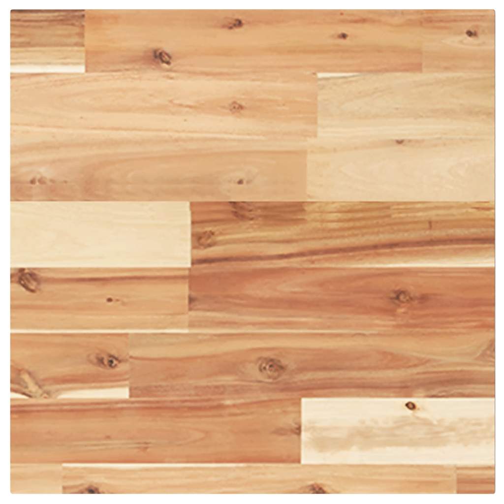 Piano Tavolo Quadrato 40x40x2 cm in Legno Massello di Acacia 4008718