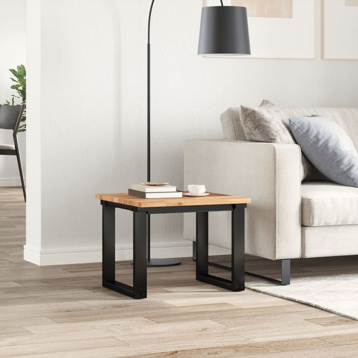 Piano Tavolo Quadrato 50x50x2 cm in Legno Massello di Acacia 4008719