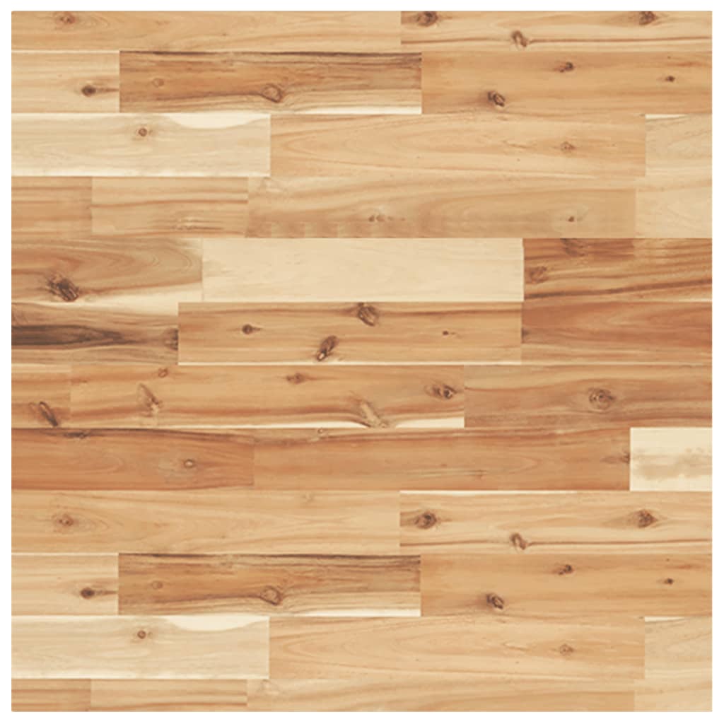 Piano Tavolo Quadrato 60x60x4 cm in Legno Massello di Acacia 4008726