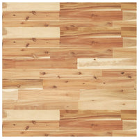 vidaXL Piano Tavolo Quadrato 70x70x4 cm in Legno Massello di Acacia