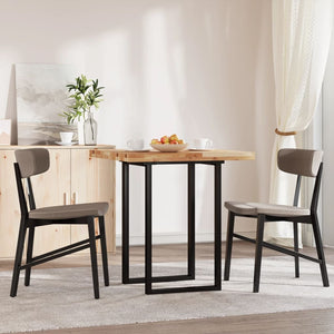 vidaXL Piano Tavolo Quadrato 70x70x4 cm in Legno Massello di Acacia