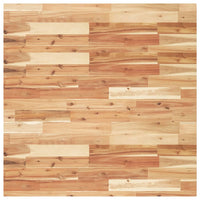 Piano Tavolo Quadrato 90x90x4 cm in Legno Massello di Acacia